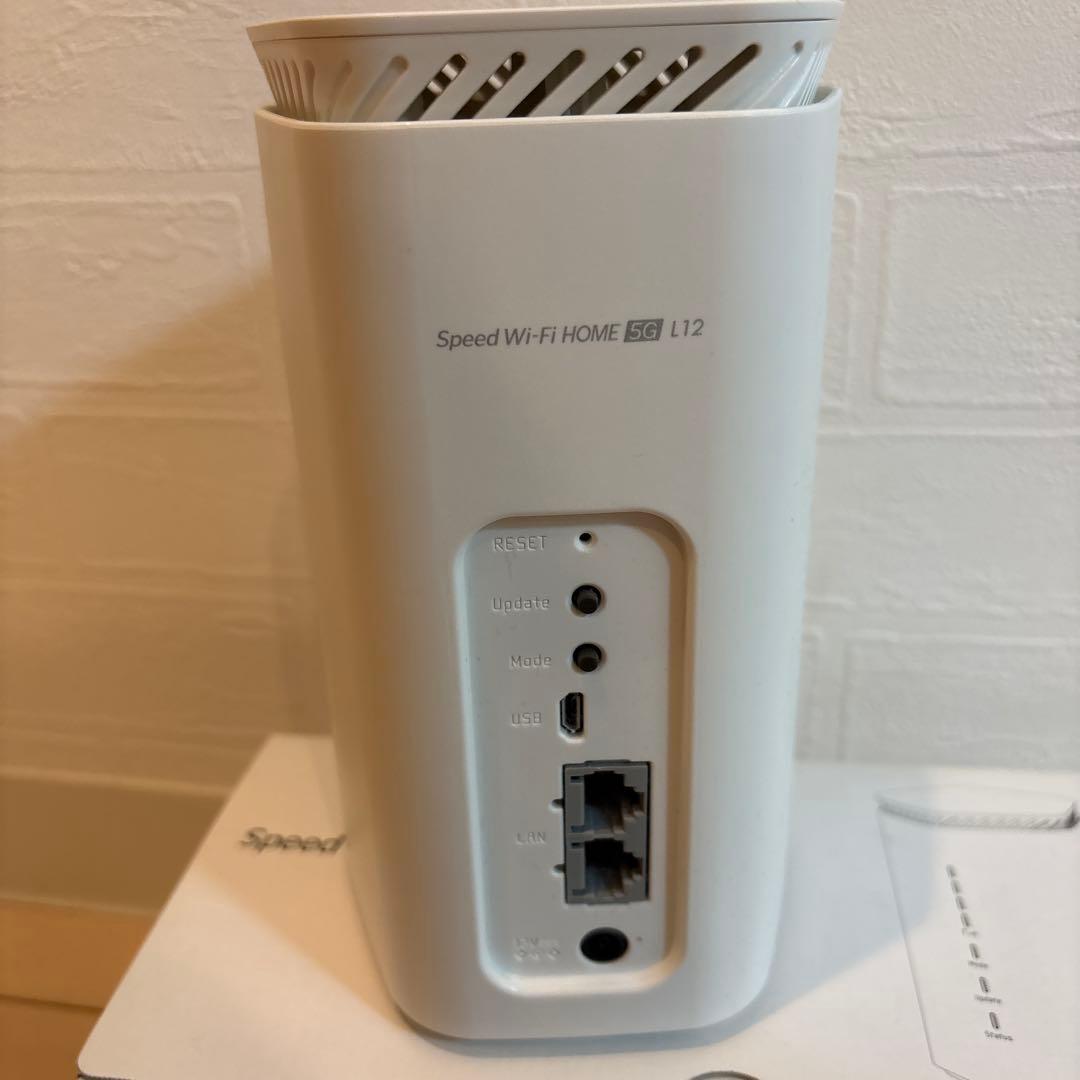 WiMAX Speed Wi-Fi  5G L12 無線LANルーター