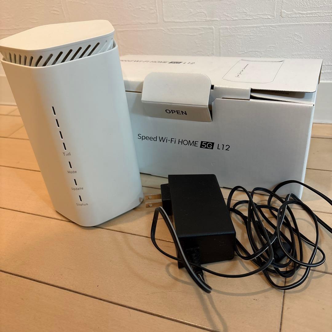 WiMAX Speed Wi-Fi  5G L12 無線LANルーター