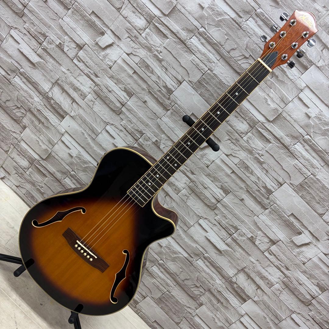 美品 JUNO Fホール エレアコ EA-50FC/TBS タバコサンバースト