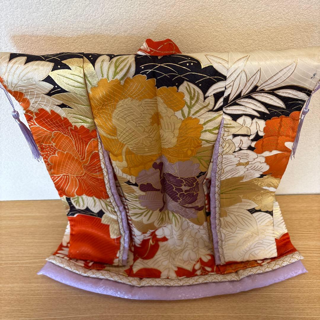 ミニチュア着物　牡丹、藤　チムページ