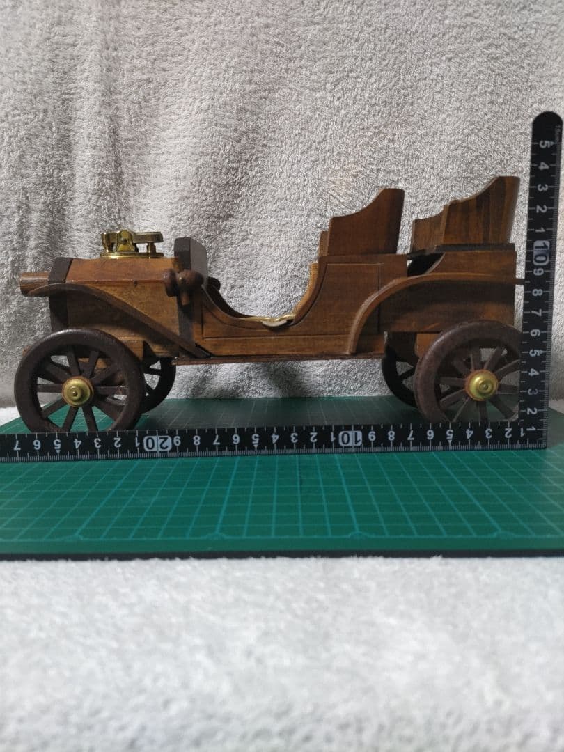 木製クラッシックカー ライター灰皿 オブジェ