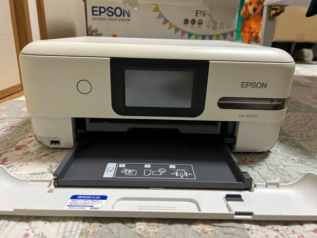 EPSON EW-M752T インクジェットプリンター 動作品 説明書付き