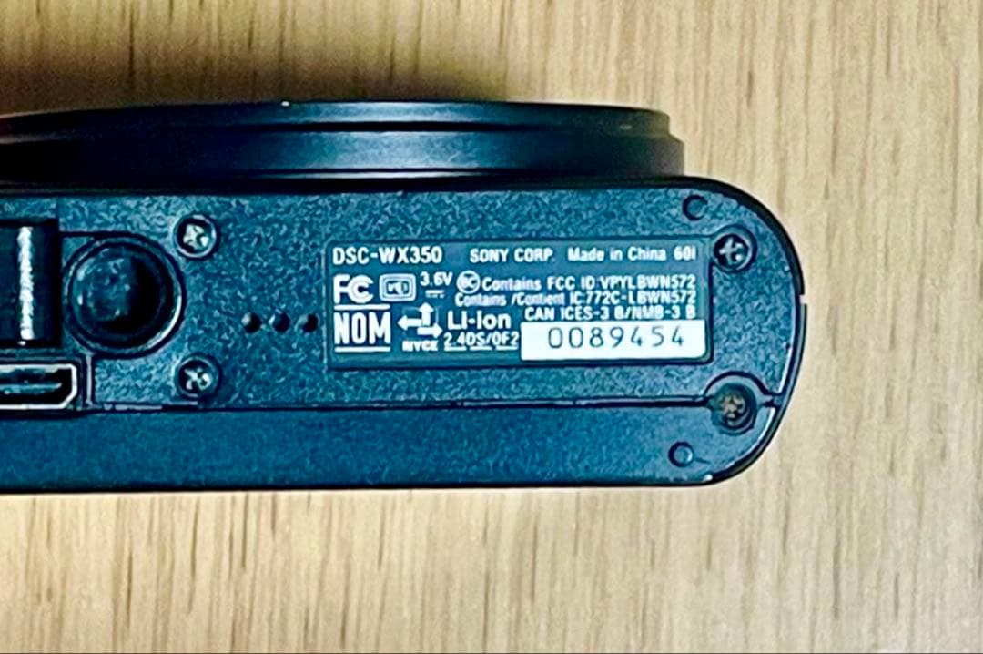 SONY DSC-WX350 コンパクトデジタルカメラ　動作未確認