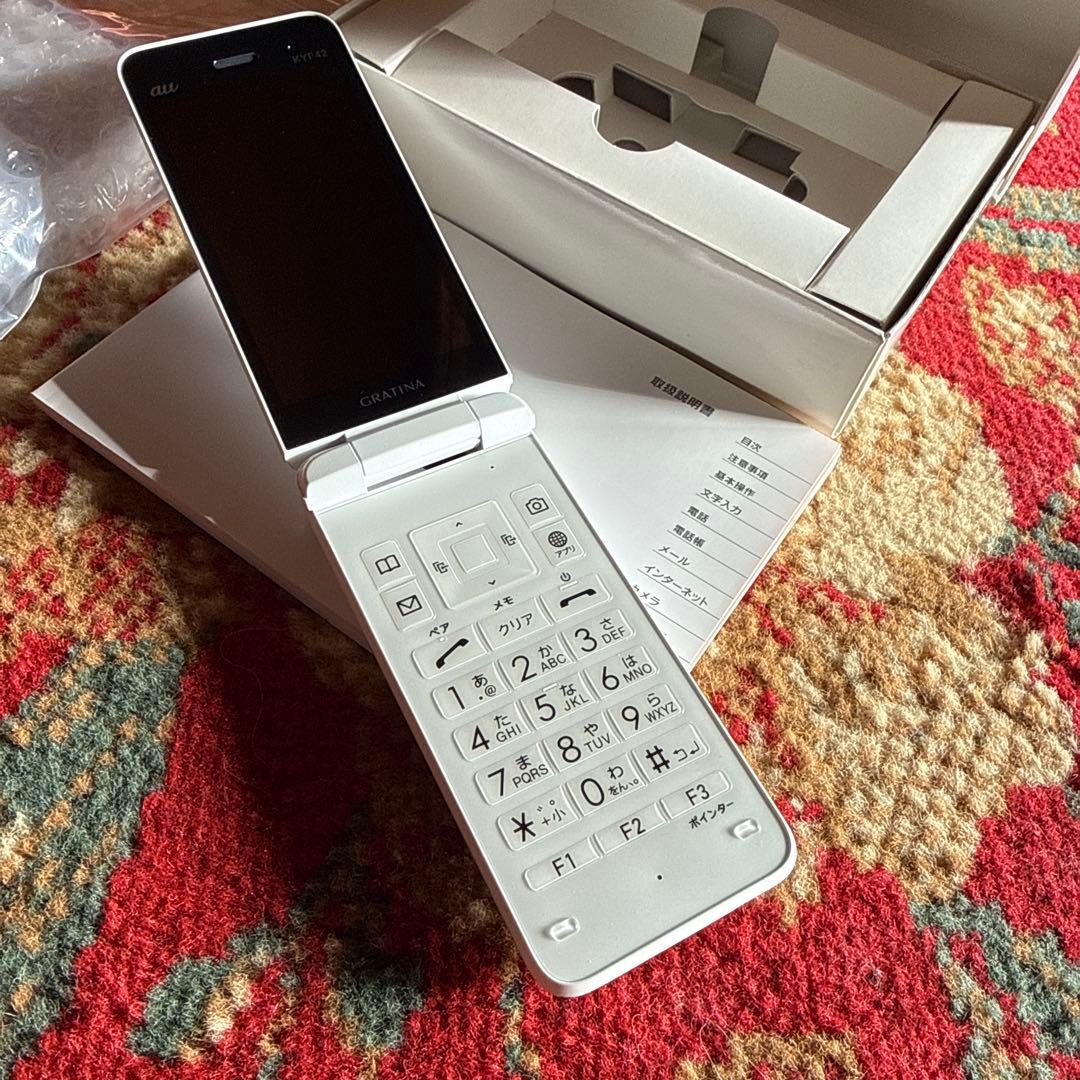 宇*茶様 ガラホ au KYOCERA GRATINA グラティーナ KYF42