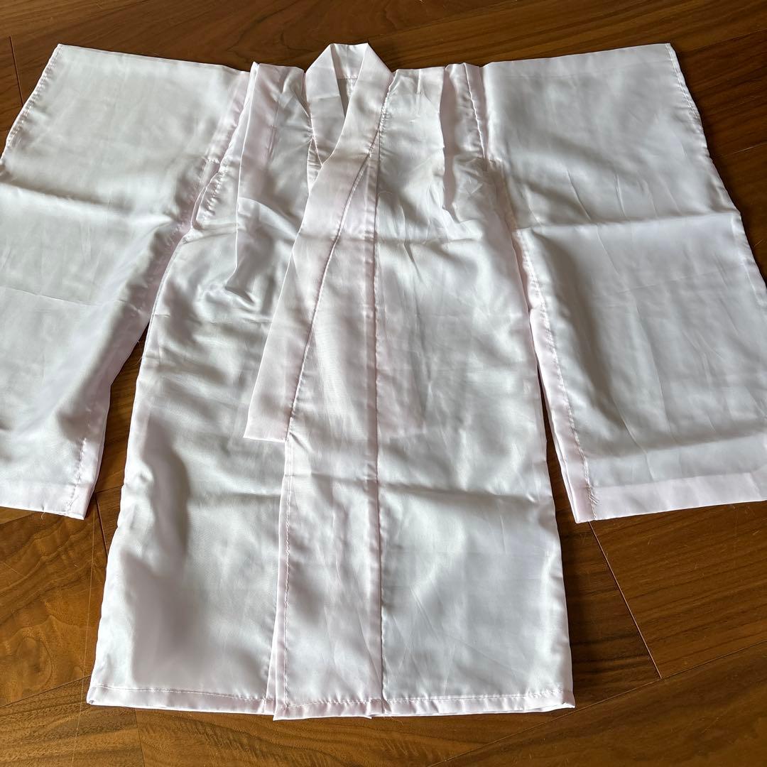 七五三　3歳　着物フルセット　下駄　巾着　付き　ユーズド