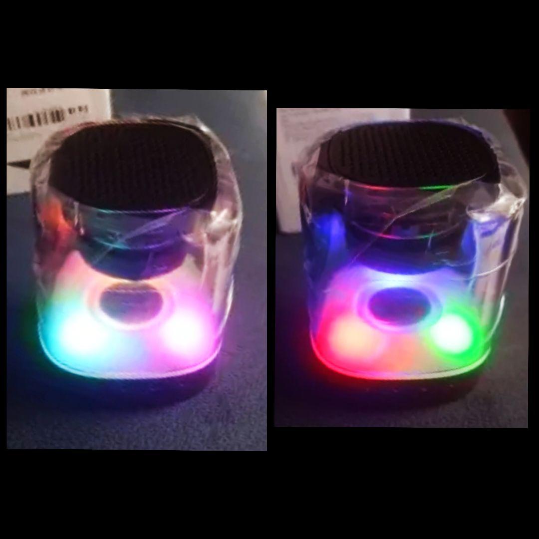 ポータブルワイヤレススピーカー ブルートゥーススピーカー ウーファー カラフル