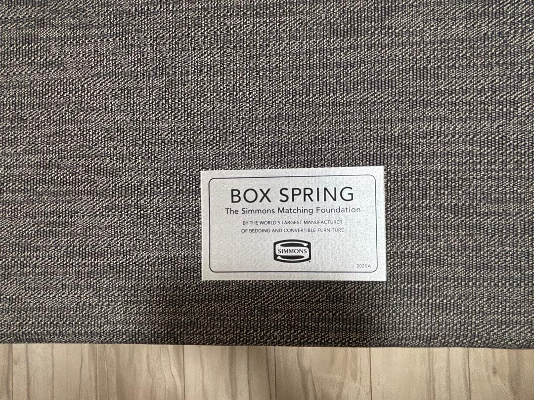 Simmons BOX SPRING セミダブルベッドフレーム