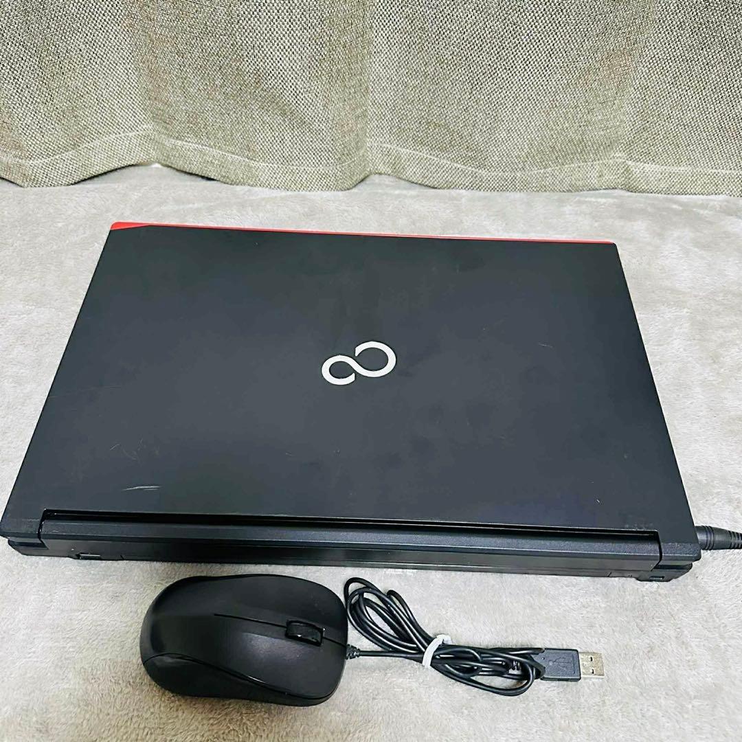 S176 Fujitsuノートパソコンi5メモリ8G高速Window11オフィス