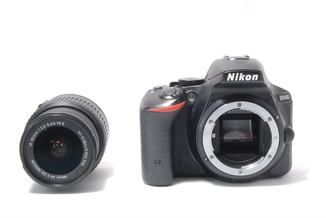 Wi-Fi転送機能 Nikon D5500 ダブルレンズ 軽量 自撮り可能 一眼