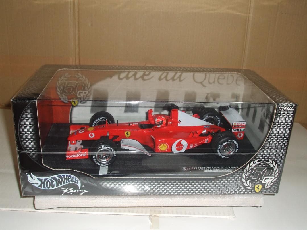 美品　フェラーリ　１５０GP　優勝記念　シューマッハ　マテル　１／１８