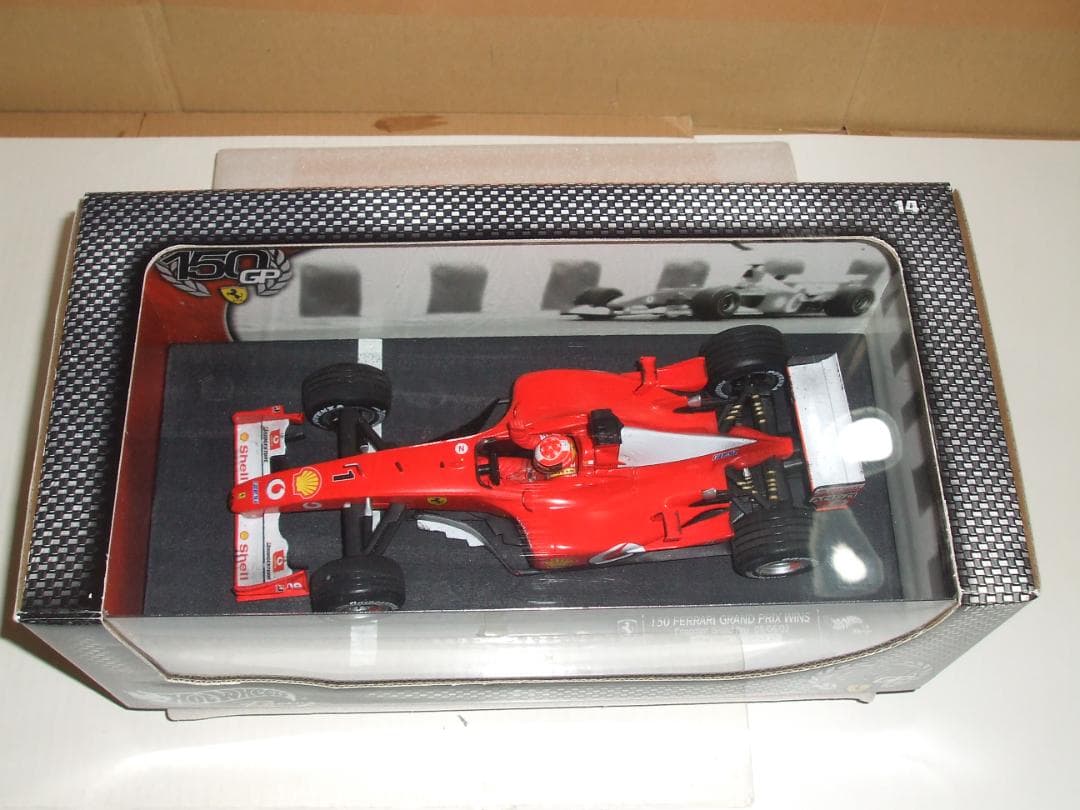 美品　フェラーリ　１５０GP　優勝記念　シューマッハ　マテル　１／１８