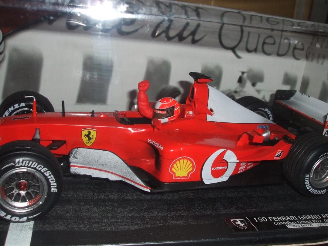 美品　フェラーリ　１５０GP　優勝記念　シューマッハ　マテル　１／１８