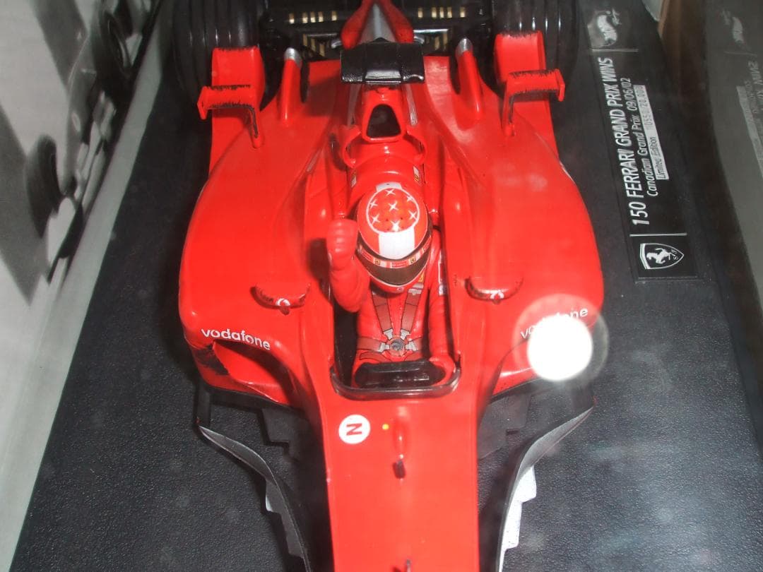 美品　フェラーリ　１５０GP　優勝記念　シューマッハ　マテル　１／１８