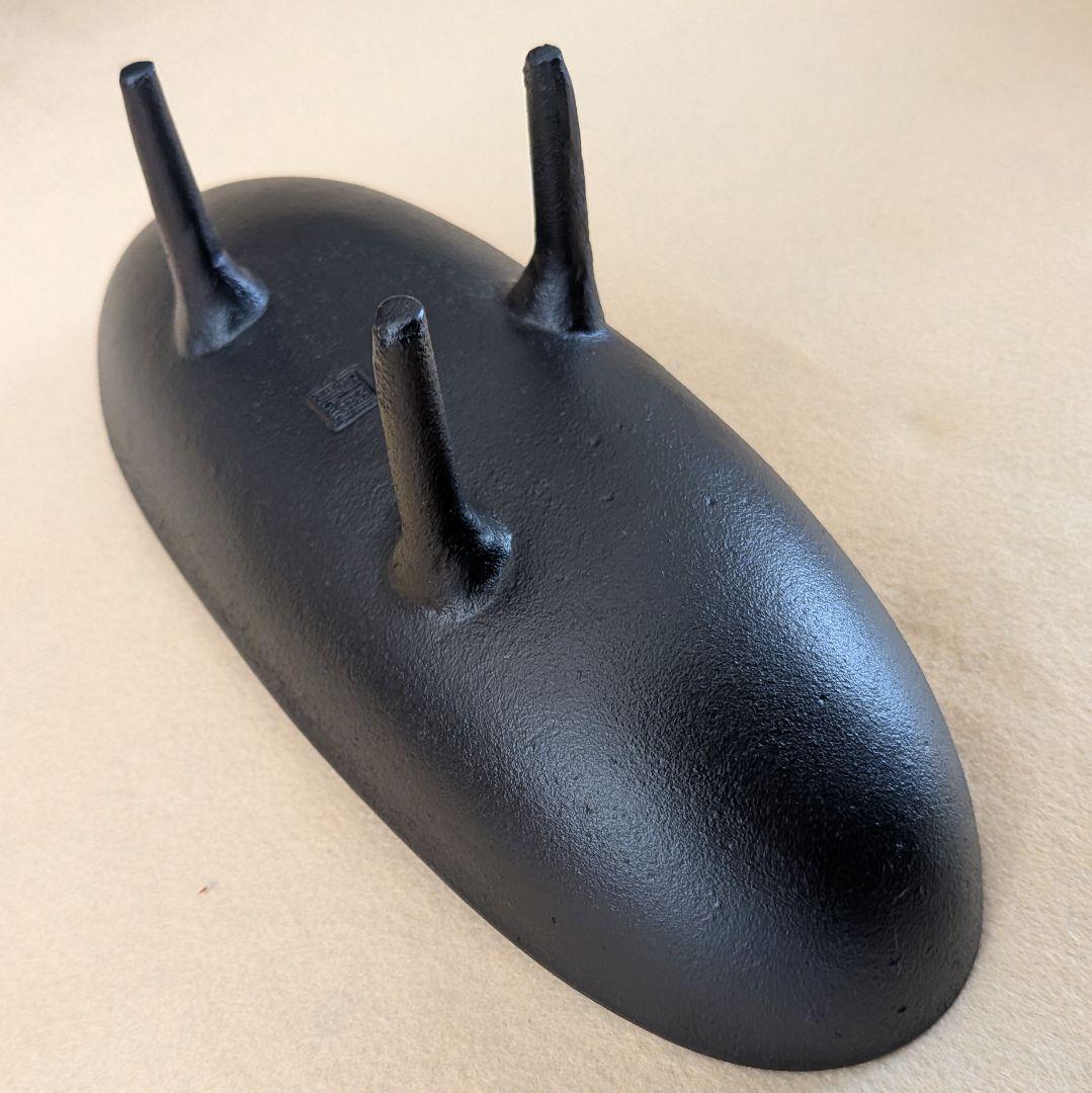 南部鉄器 水盤 三つ脚 鉄製 生け花 茶道 花器 伝統工芸 裏面刻印有り