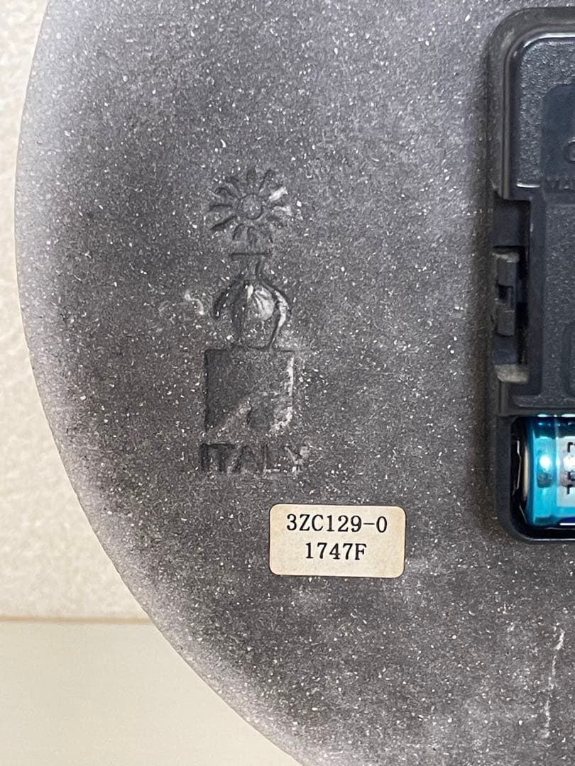 コバルトブルーが美しい置き時計　イタリア製