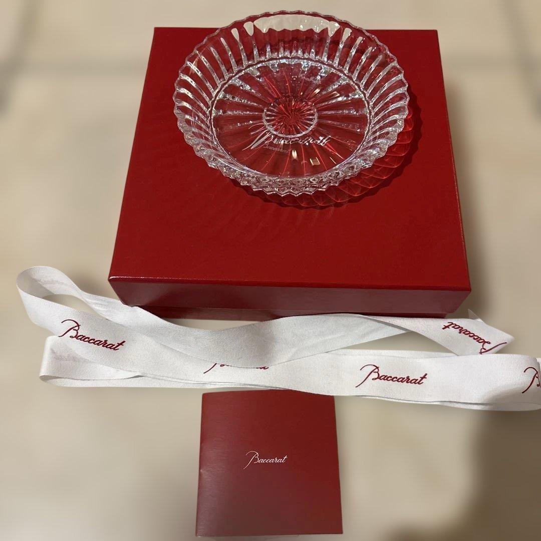 Baccarat クリスタル皿 オリジナルボックス付き