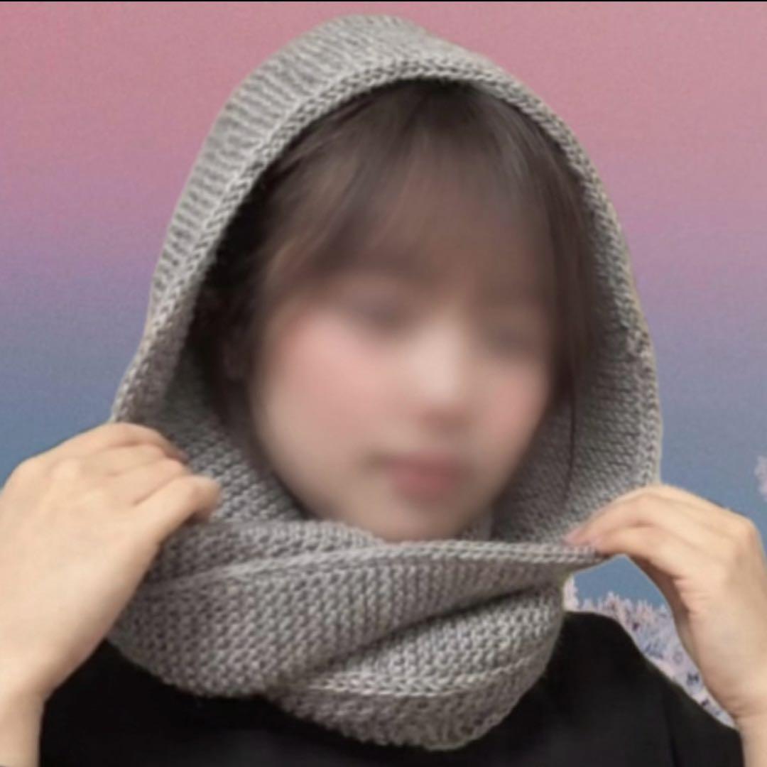 手編み ソフィーフード｜イエローミックス