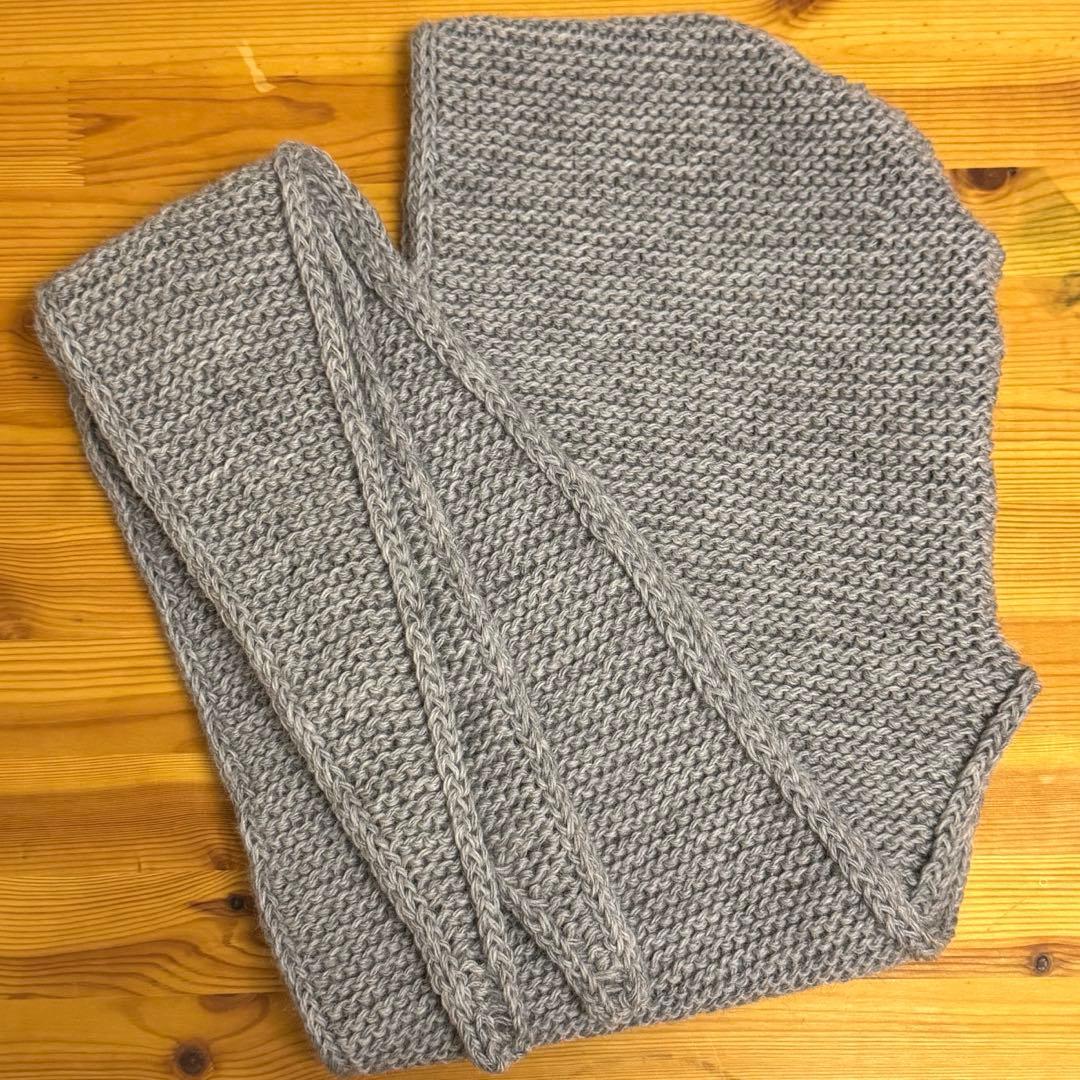 手編み ソフィーフード｜イエローミックス