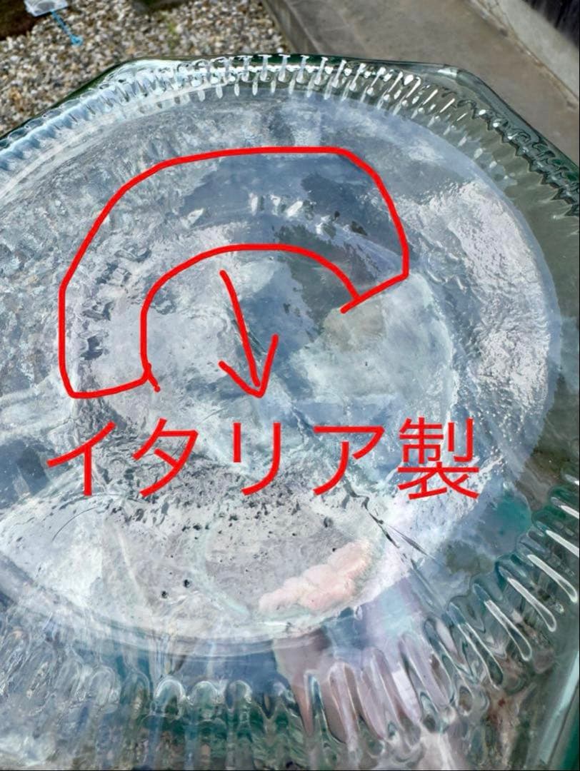 美品！イタリア 製希少 アンティーク 吹きガラスジャーセット