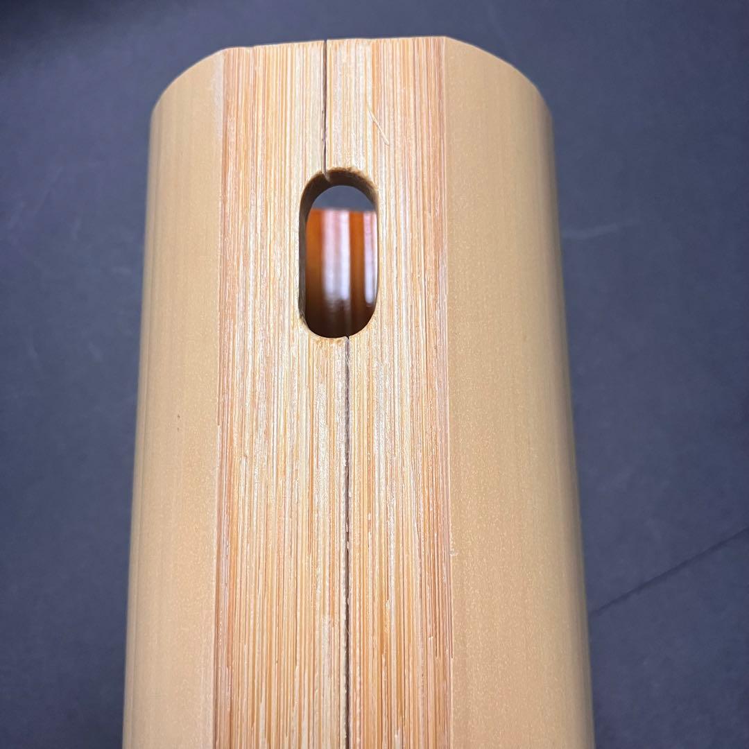 生野徳三作　竹筒華入