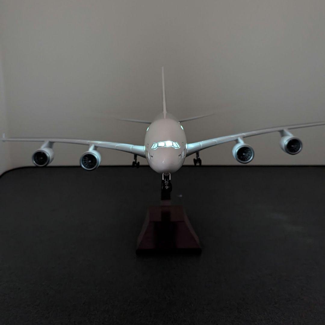 エアバス A380 1/160 飛行機 大型 模型 46cm LEDライト点灯