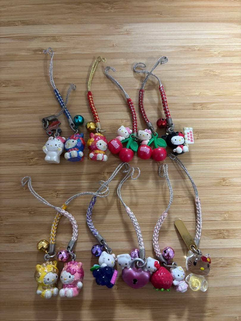 ハローキティ ストラップセット　ご当地キティ