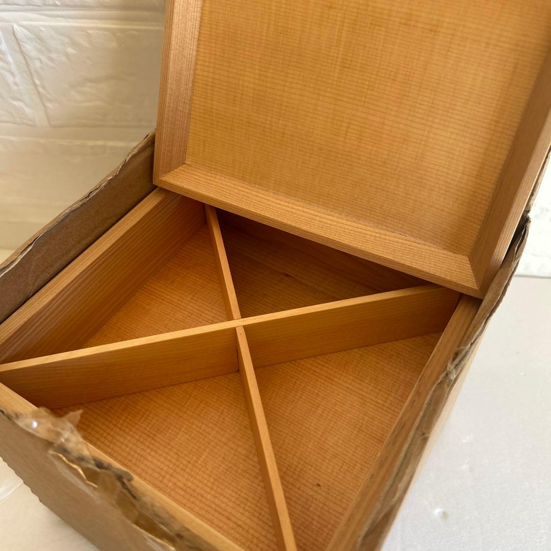 重箱 木製 三段重 小16.5cm × 16.5cm × 15cm 3000ml