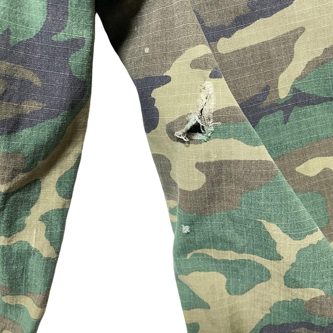 70s 米軍実物 プロッパー社製 BDUフィールドパンツ XL ウッドランドカモ