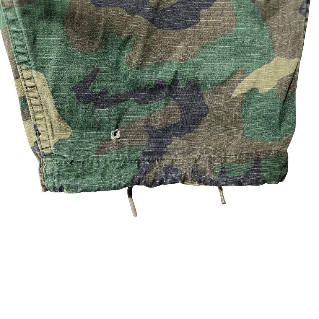70s 米軍実物 プロッパー社製 BDUフィールドパンツ XL ウッドランドカモ