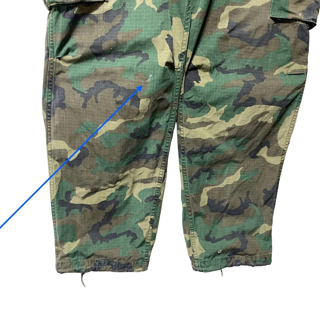 70s 米軍実物 プロッパー社製 BDUフィールドパンツ XL ウッドランドカモ