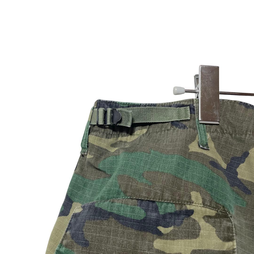 70s 米軍実物 プロッパー社製 BDUフィールドパンツ XL ウッドランドカモ