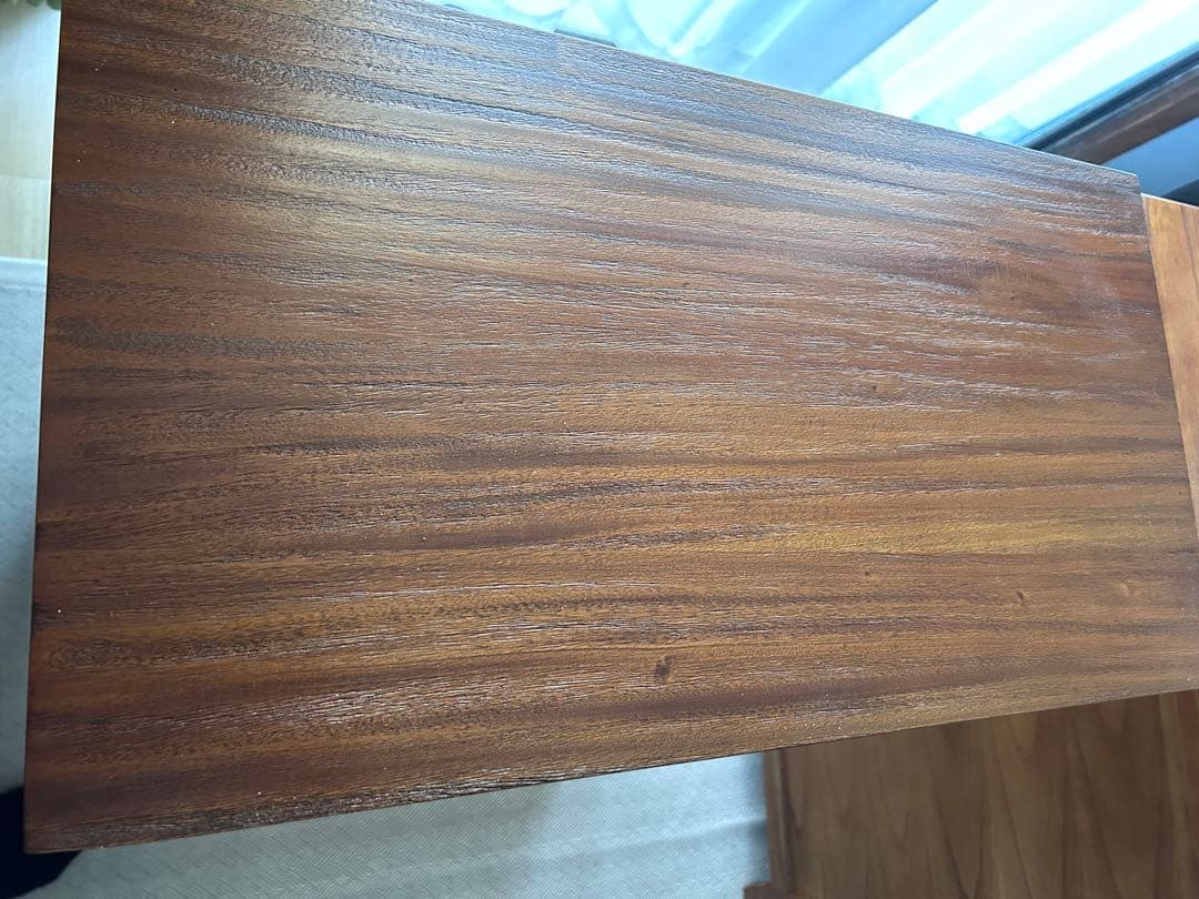 木製本棚 4区画 2引き出し付き