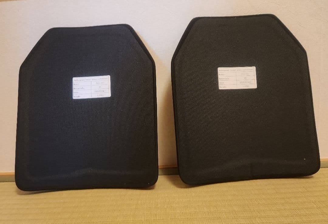 NIJ-Ⅲ レベル3 実物 防弾プレート 5.56～7.62㎜ライフル弾まで有効