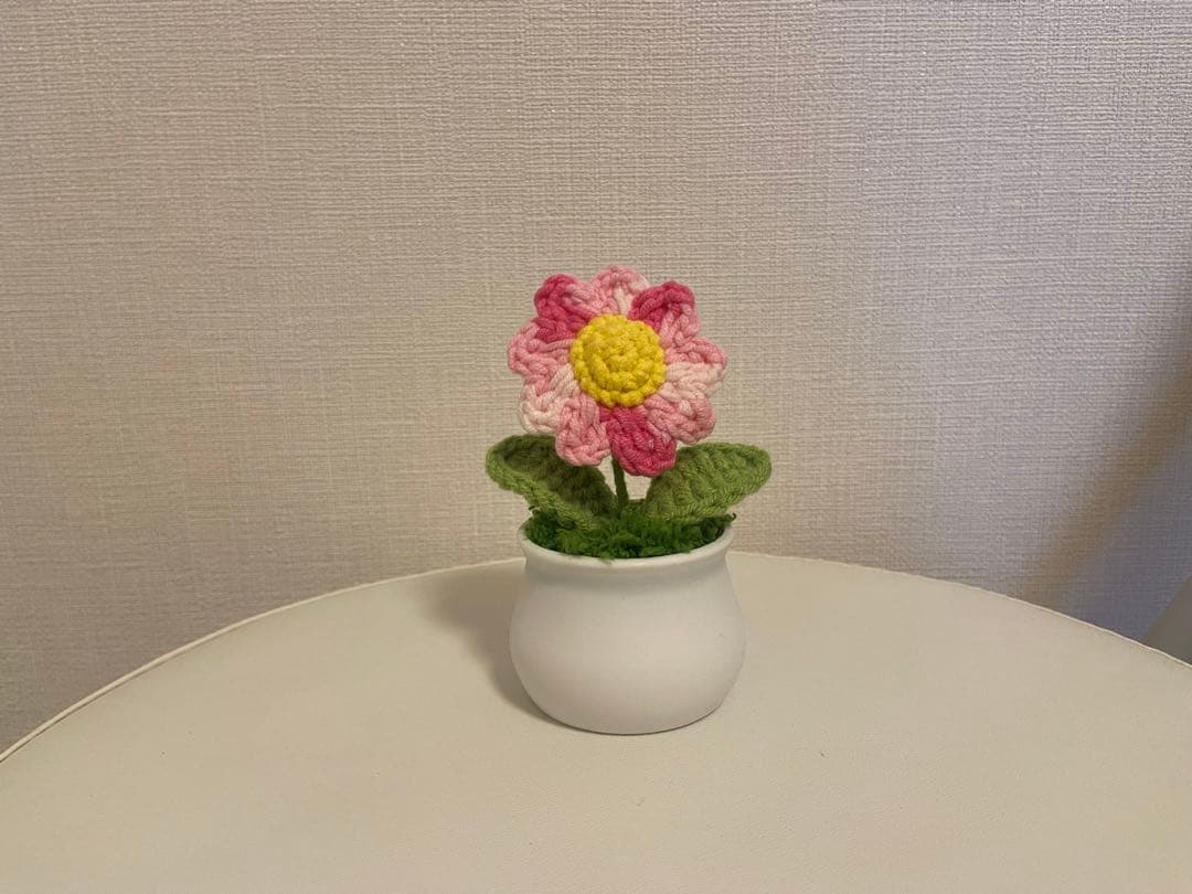 プレゼント　お得セット　編みぐるみ　枯れない花編み花　14個セット ハンドメイド