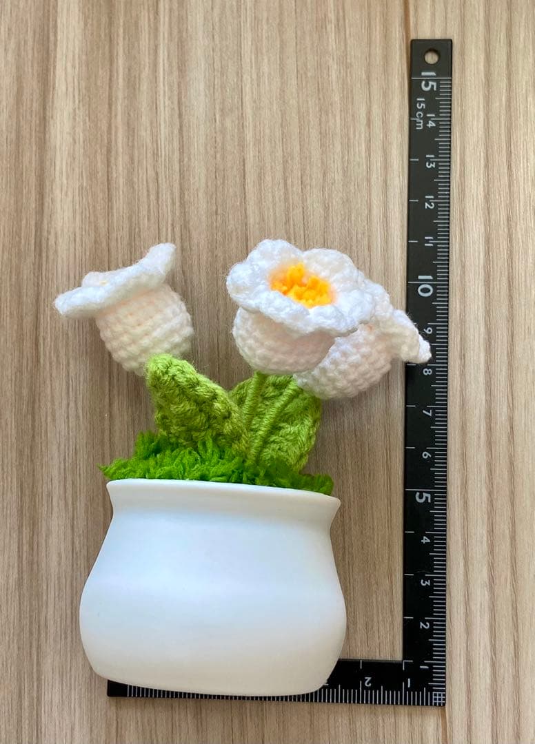 プレゼント　お得セット　編みぐるみ　枯れない花編み花　14個セット ハンドメイド