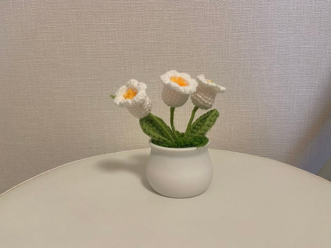 プレゼント　お得セット　編みぐるみ　枯れない花編み花　14個セット ハンドメイド