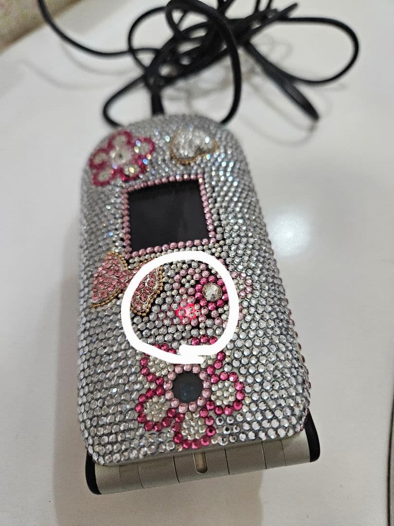 【フラワー①】デコ電/平成レトロ/ガラケー/ギャル/GAL/キティ/凸電