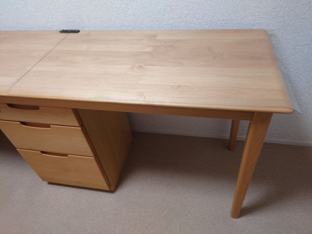 引き取り価格限定■エリス ERIS 180 TWIN DESK■ナチュラル