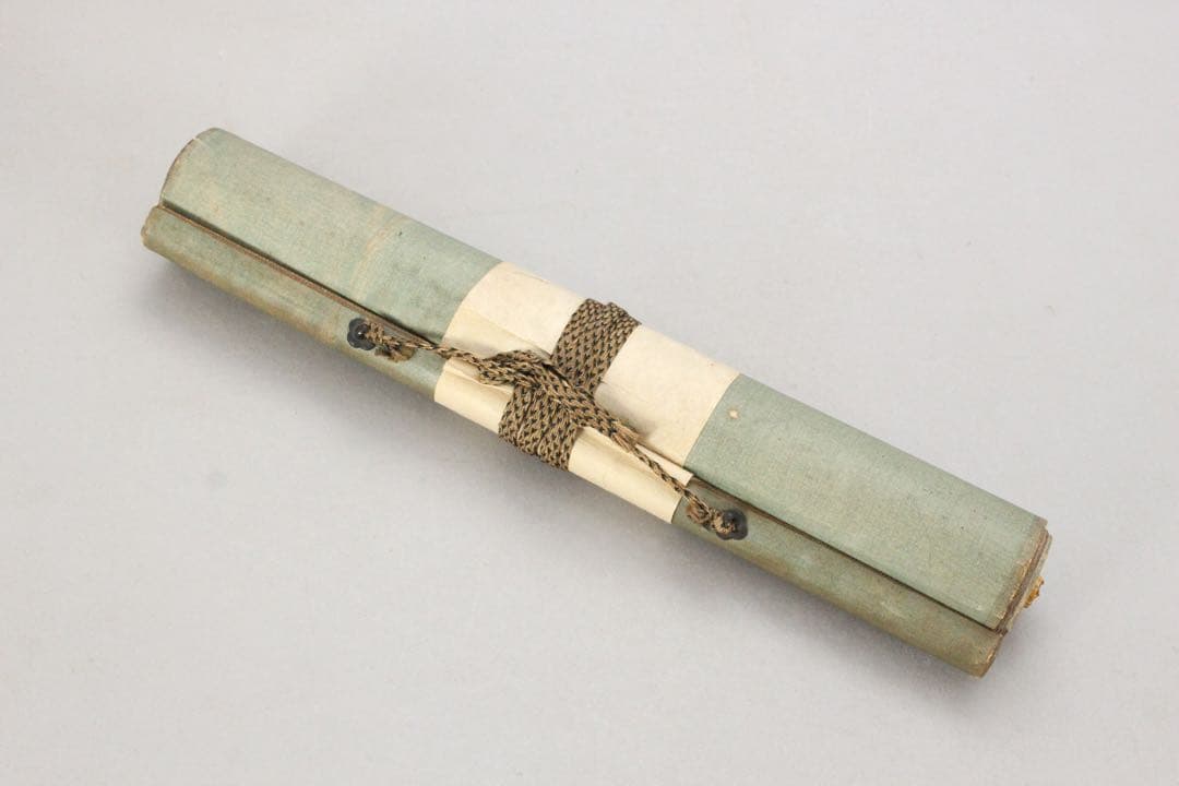 No5941 掛軸　竹内栖鳳　俳句書　「稲塚や‥」　絹本　合箱/畳箱　送料無料