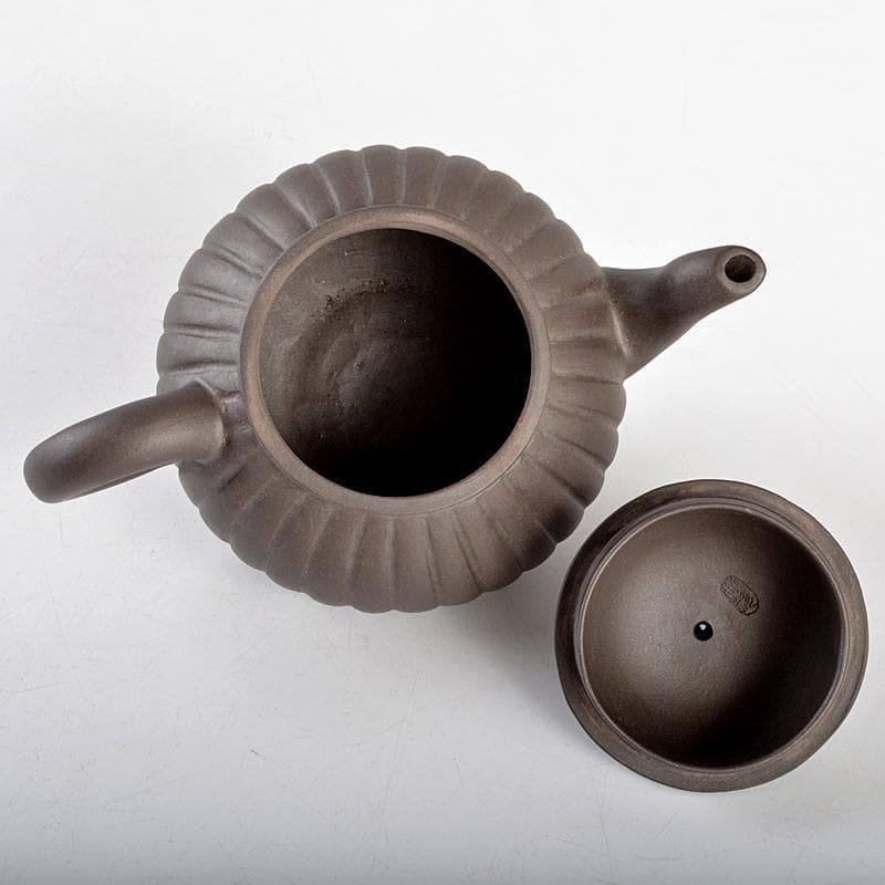 中国　周桂珍銘　紫砂　朱泥　急須　茶壷　M　R5620