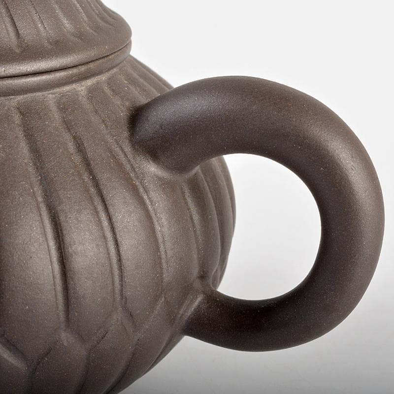 中国　周桂珍銘　紫砂　朱泥　急須　茶壷　M　R5620