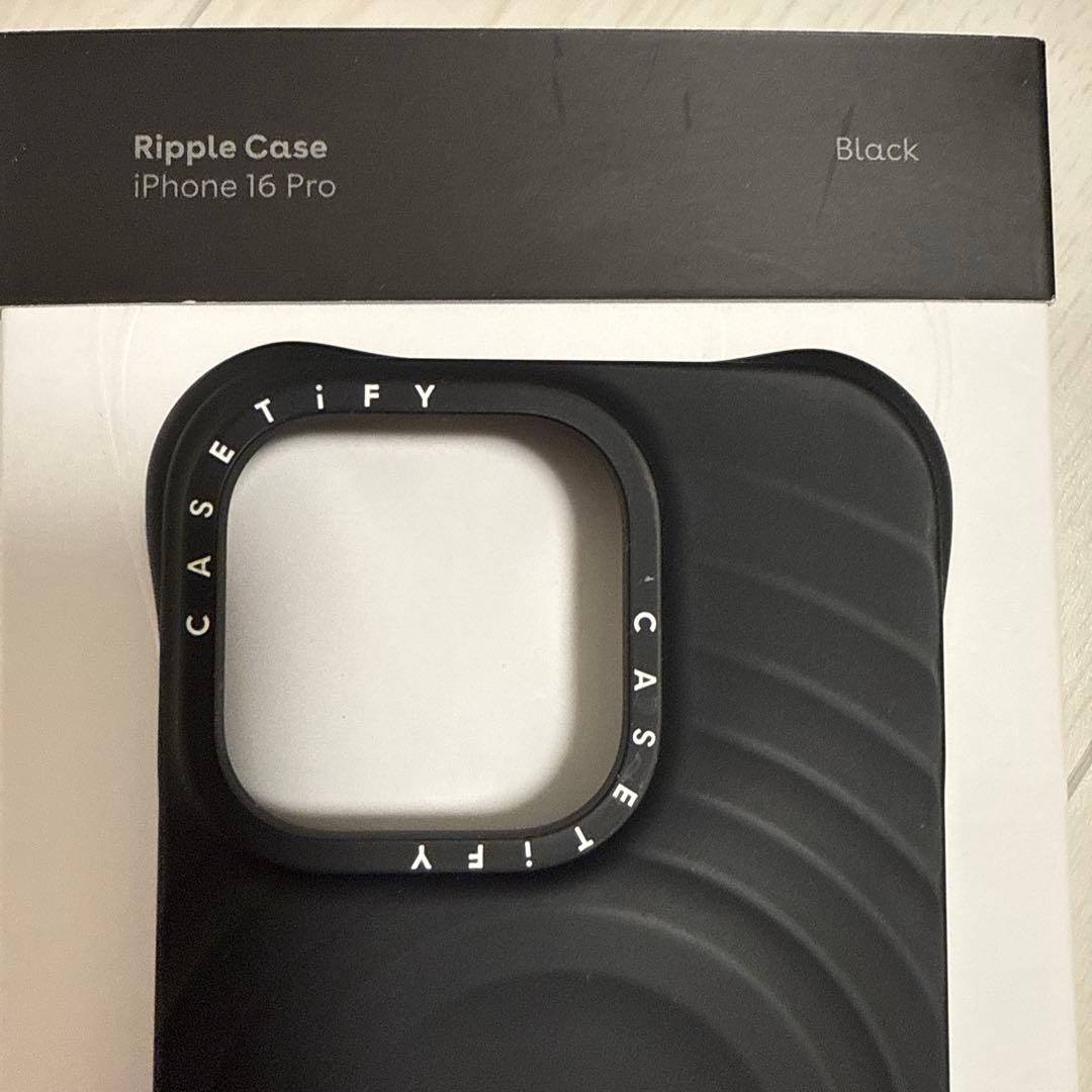 CASETiFY Ripple Case iPhone 16 Pro ブラック