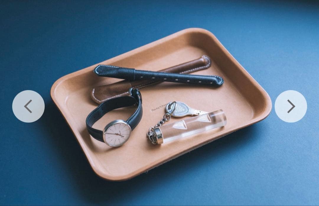 【エンダースキーマ】Leather tray M レザートレイ