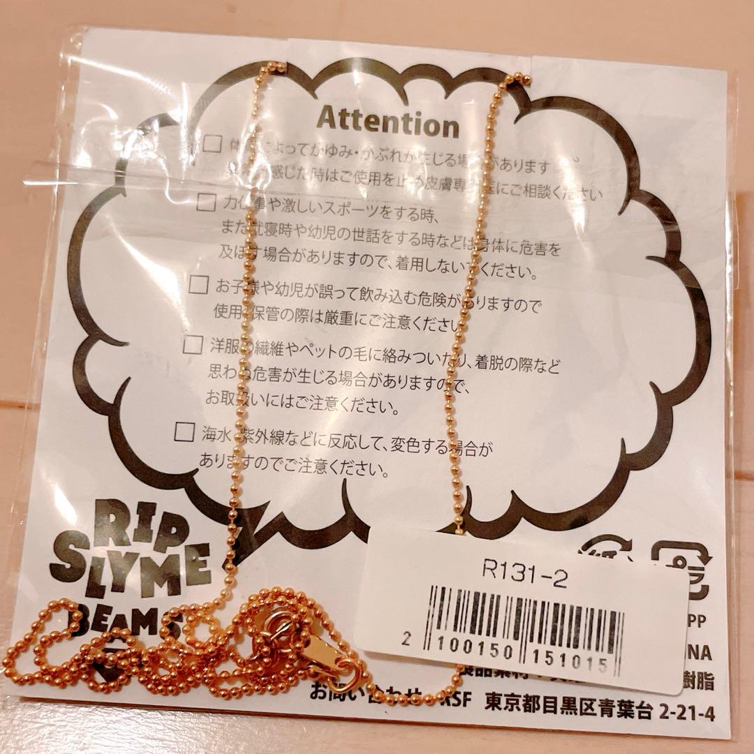 RIP SLYME　ネックレス　リップスライム　リップくん　BEAMS　コラボ
