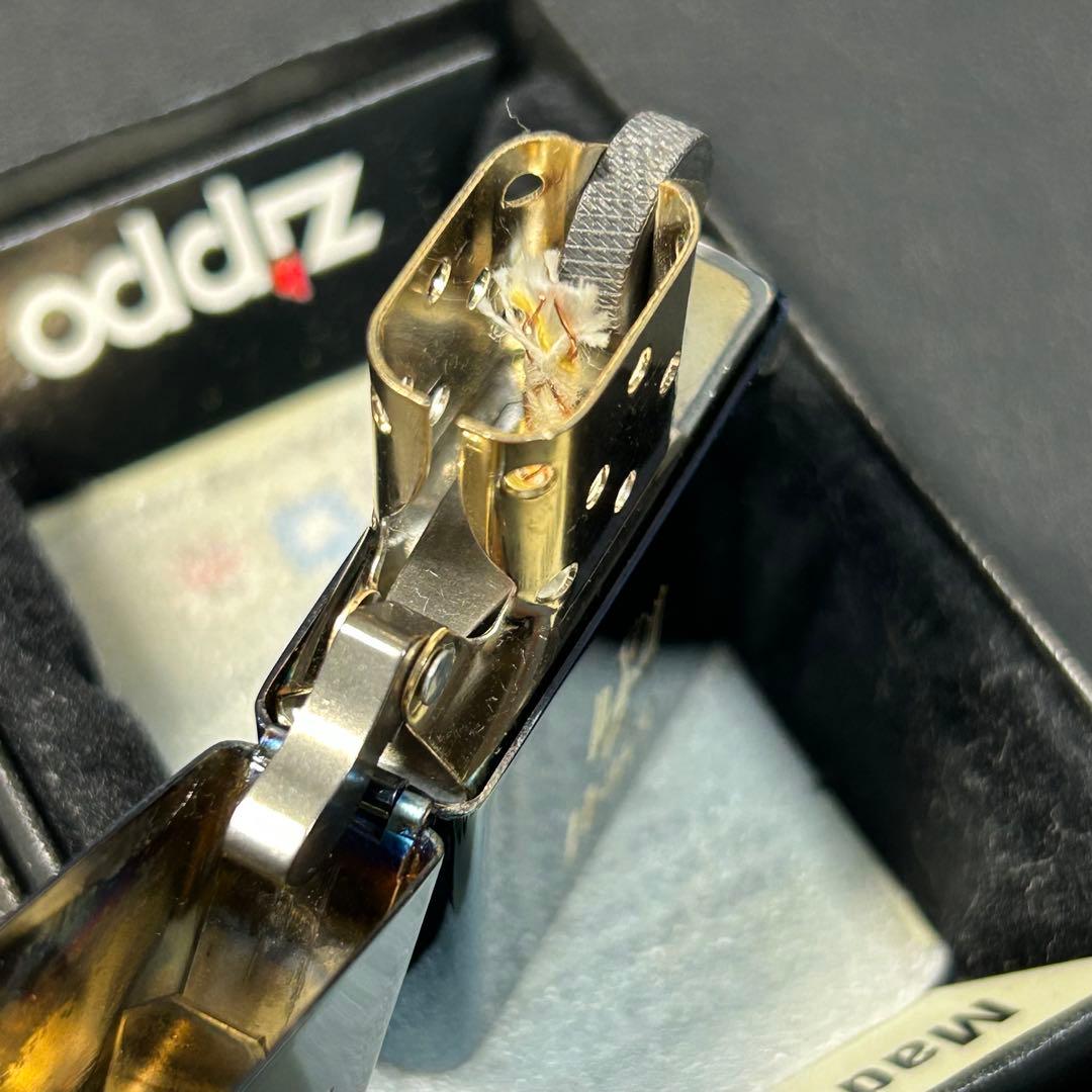 ジッポー　ピース　ブルーチタン