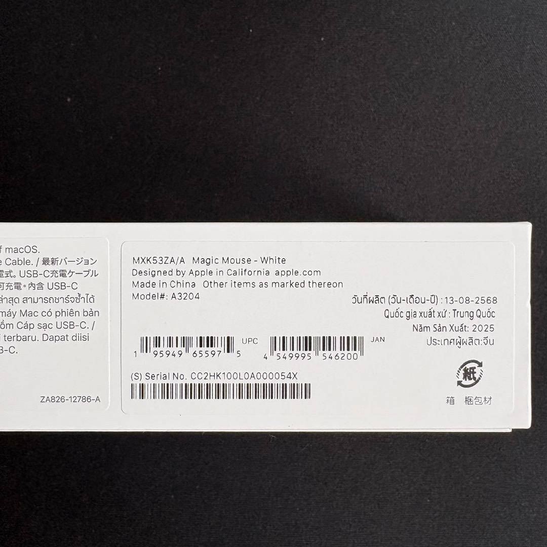 【超美品】Magic Mouse USB-C A3204 最新型