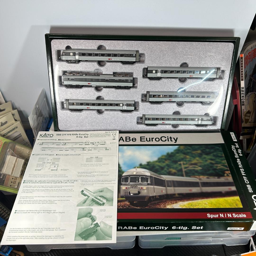 KATO SBB CFF FFS RABe ”ユーロシティ”6両セット 動作良好