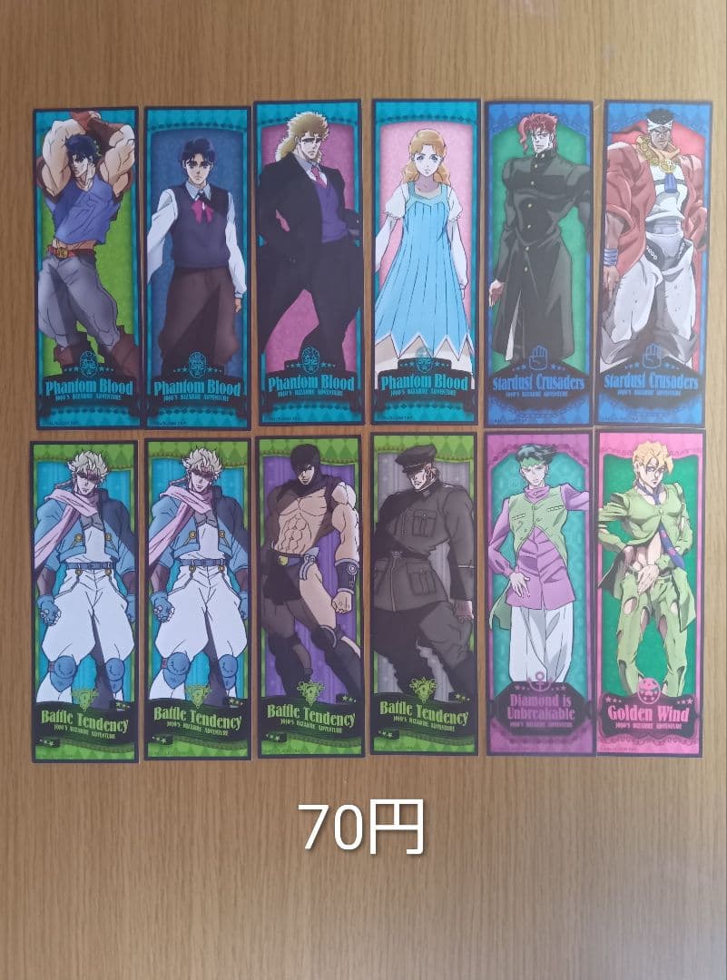 【バラ売り可】　ジョジョの奇妙な冒険　ジョジョ　ウエハース　ロングステッカー