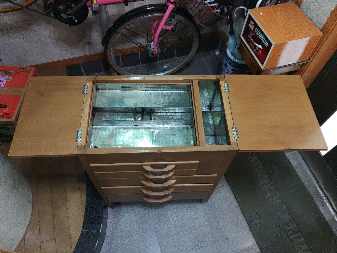 ホルベイン　アトリエキャビネット　holbein　かわいい木製キャビネット　美術