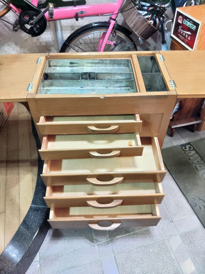 ホルベイン　アトリエキャビネット　holbein　かわいい木製キャビネット　美術